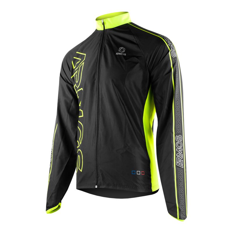 VESTE RUNNING COUPE VENT ARMOS NEON JAUNE FLUO   3710