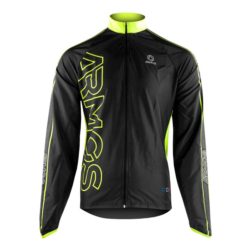 VESTE RUNNING COUPE VENT ARMOS NEON JAUNE FLUO   3710