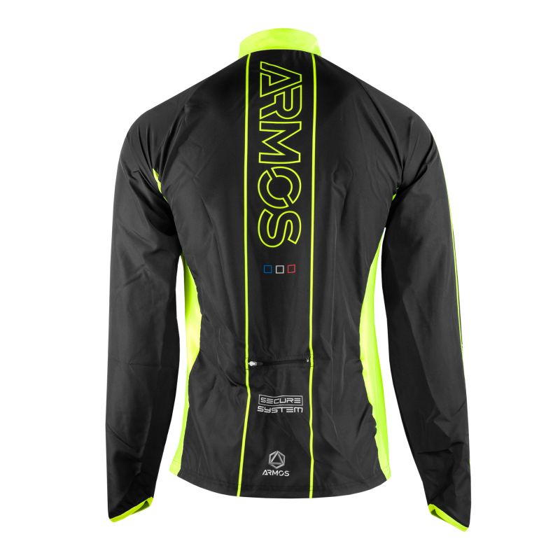 VESTE RUNNING COUPE VENT ARMOS NEON JAUNE FLUO   3710