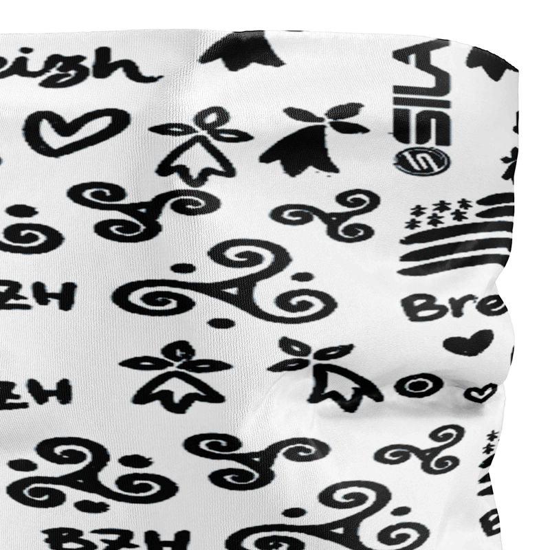 BANDANA TOUR DE COU multifonction SILA BREIZH Blanc Référence 2561 - Taille Unique - A-BANDANA SILA SPORTS 