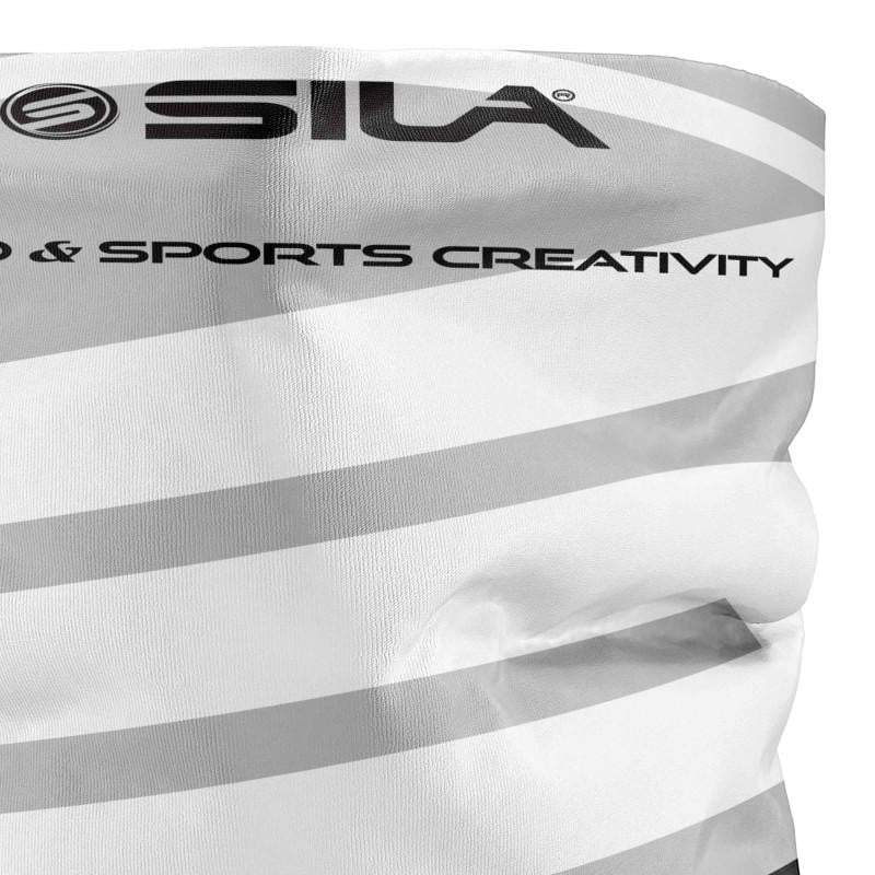 BANDANA TOUR DE COU multifonction SILA - SS Créativity Blanc / Noir 1442 A-BANDANA SILA SPORT 