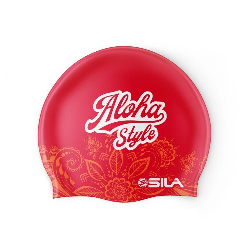 BONNET DE BAIN SILA ALOHA STYLE - NOIR Référence 2197 - Taille Unique - A-BONNET DE BAIN SILA SPORTS 