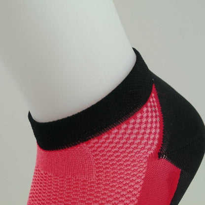 CHAUSETTES SOCQUETTES TECHNICS SILA - ROUGE / NOIR 1179 A-SOCQUETTES SILA SPORT 