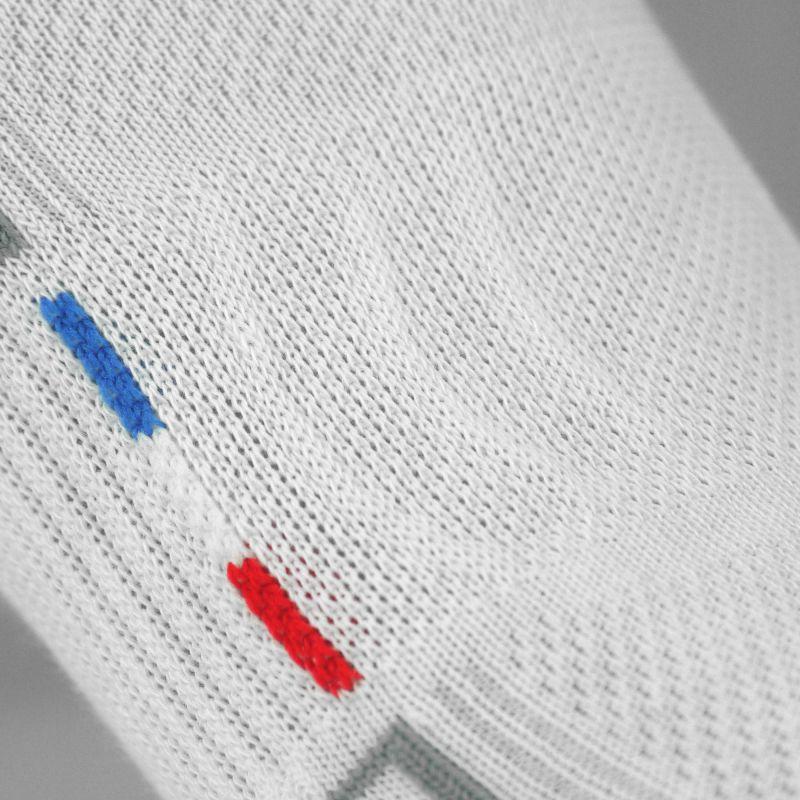 CHAUSSETTES COMFORT SILA - Courtes BLANC / GRIS 2082 A-CHAUSETTES SILA SPORTS 