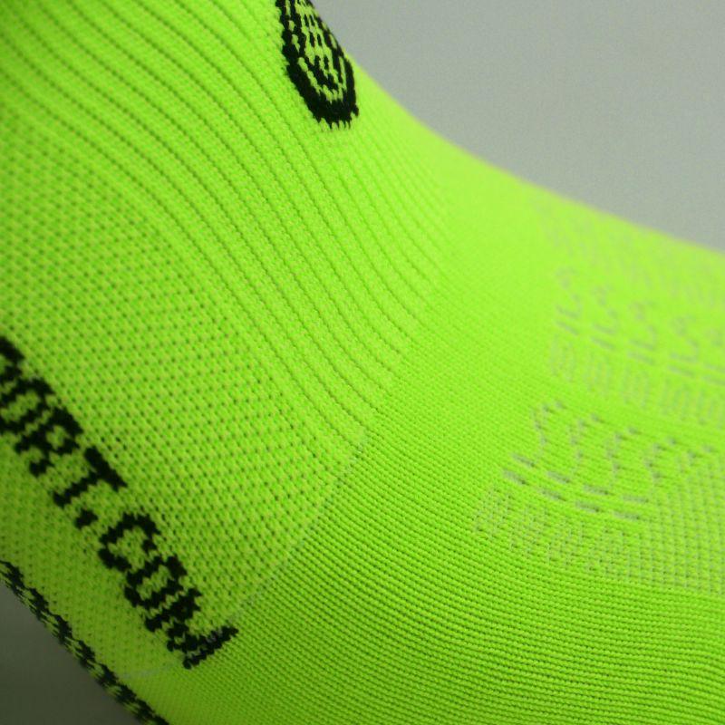 CHAUSSETTES RACING SILA - Courtes JAUNE FLUO / NOIR A-CHAUSSETTES SILA SPORTS 