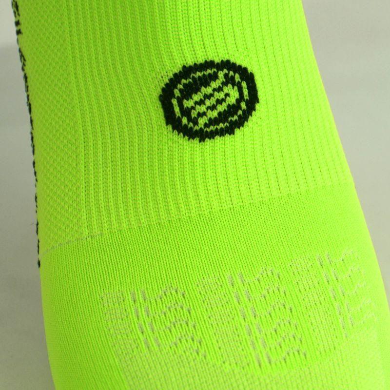 CHAUSSETTES RACING SILA - MI-HAUTES JAUNE FLUO / NOIR 1779 A-CHAUSETTES SILA SPORT 