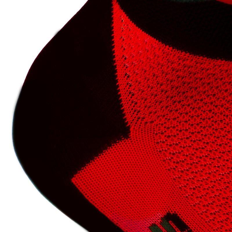 CHAUSSETTES TECHNICS SILA - Courtes ROUGE / NOIR 1251 A-CHAUSETTES SILA SPORT 