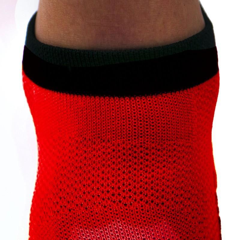 CHAUSSETTES TECHNICS SILA - Courtes ROUGE / NOIR 1251 A-CHAUSETTES SILA SPORT 