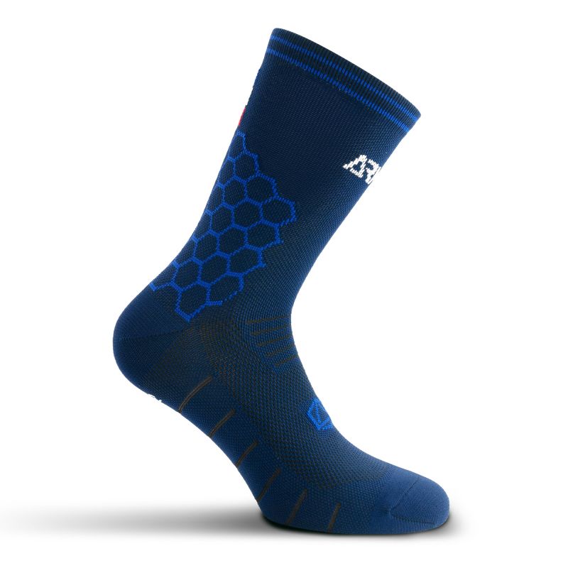 CHAUSSETTES TRAIL ARMOS COMPRESSIO BLEU MARINE A-CHAUSETTES SILA SPORTS 