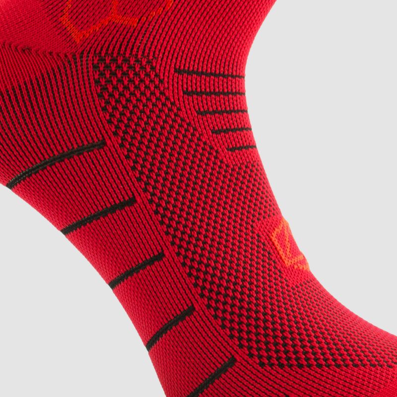 CHAUSSETTES TRAIL ARMOS COMPRESSIO ROUGE A-CHAUSETTES SILA SPORTS 
