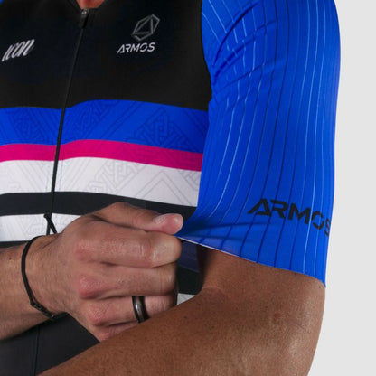 COMBINAISON CYCLISME ARMOS ICON MC BLEU V-COMBINAISON SILA SPORT 