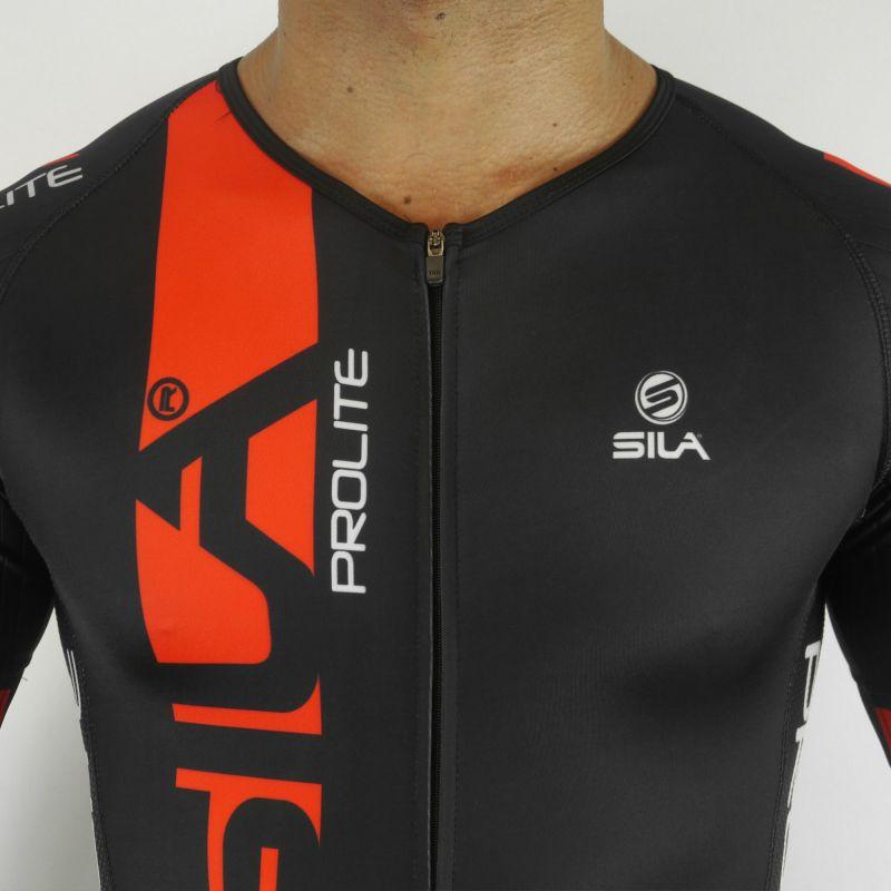 COMBINAISON CYCLISME PROLITE SILA ROUGE - Mc - Mc - 2203 V-COMBINAISON SILA SPORTS 