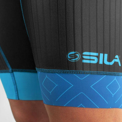 COMBINAISON CYCLISME SILA CLASSY STYLE BLEU MC Référence 2970 - M - Bleu V-COMBINAISON SILA SPORTS 