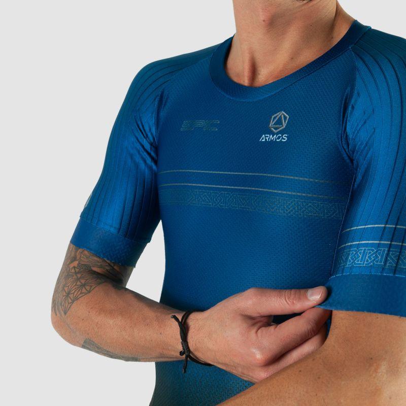 COMBINAISON ROLLER PRO AERO ARMOS EPIC BLEU MC V-COMBINAISON SILA SPORTS 