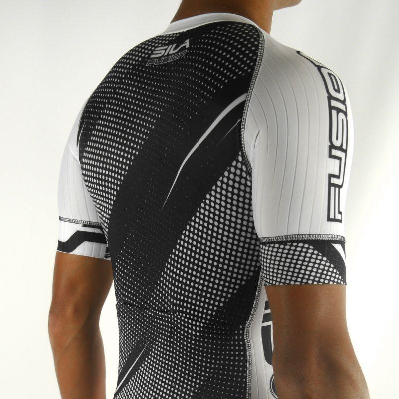 COMBINAISON ROLLER SILA FUSION BLANC - MANCHES COURTES - Manches courtes 2314 V-COMBINAISON SILA SPORT 