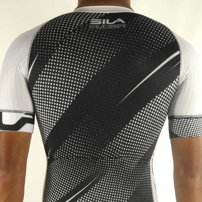 COMBINAISON ROLLER SILA FUSION BLANC - MANCHES COURTES - Manches courtes 2314 V-COMBINAISON SILA SPORT 