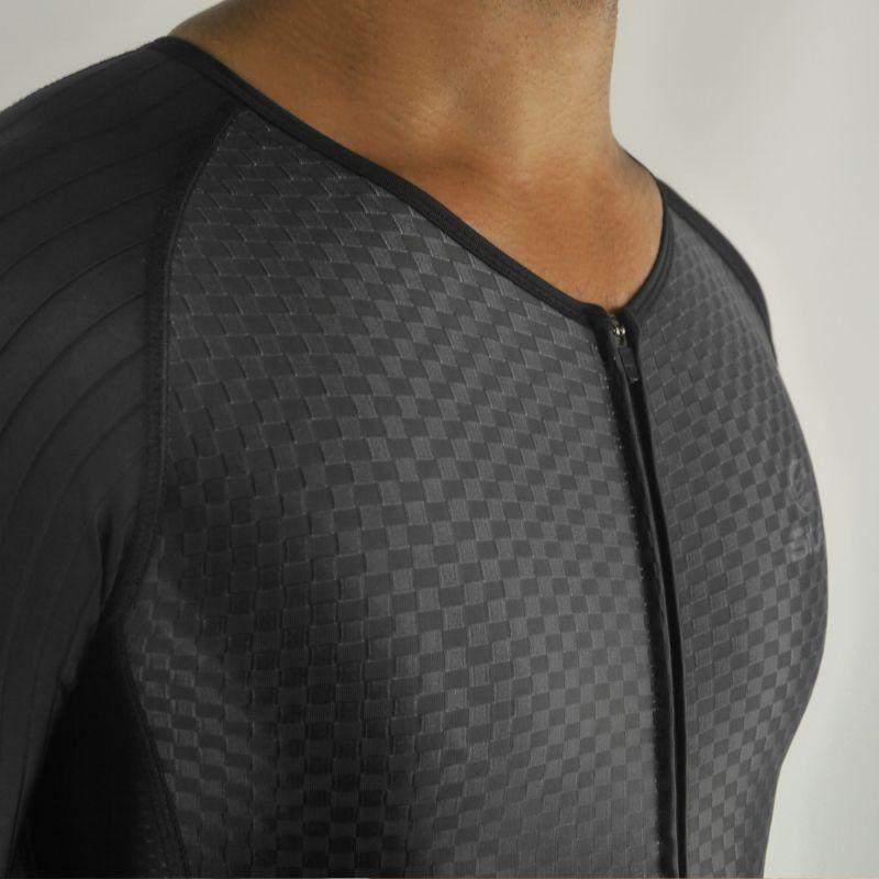 COMBINAISON ROLLER SILA SO BLACK - MANCHES COURTES 2343 V-COMBINAISON SILA SPORT 