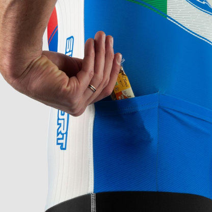 COMBINAISON ROLLER SILASPORT ITALIA NATION STYLE 3 MC V-COMBINAISON SILA SPORTS 