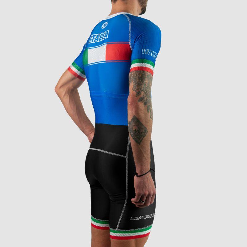 COMBINAISON ROLLER SILASPORT ITALIA NATION STYLE 3 MC V-COMBINAISON SILA SPORTS 