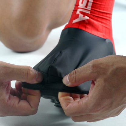 COUVRE CHAUSSURES PRO AERO SILA Lycra - Rouge 2431 A-COUVRE CHAUSSURES SILA SPORT 