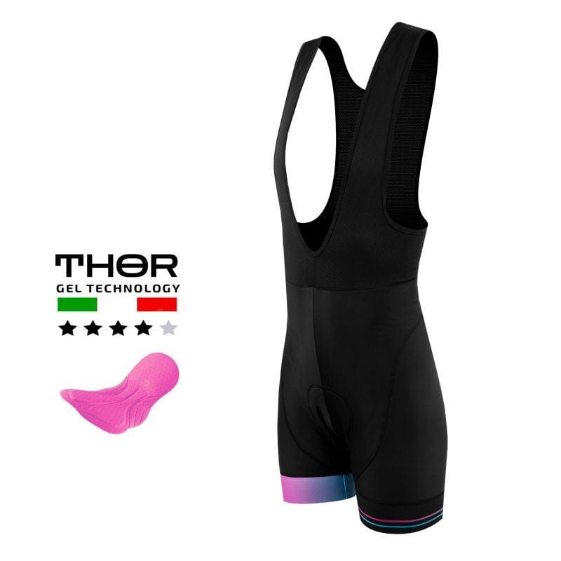 CUISSARD CYCLISME FEMME EVO SILASPORT GIRLY STYLE ROSE V-CUISSARD SILA SPORTS XS ROSE 