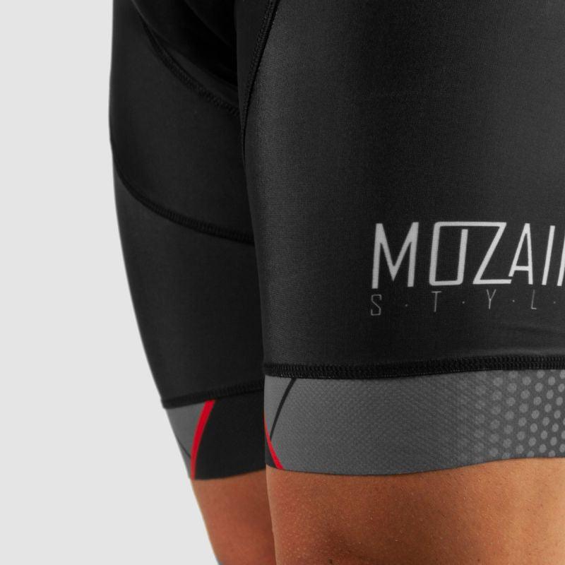 CUISSARD CYCLISME SILASPORT GRIS MOZAIK STYLE V-CUISSARD SILA SPORTS 
