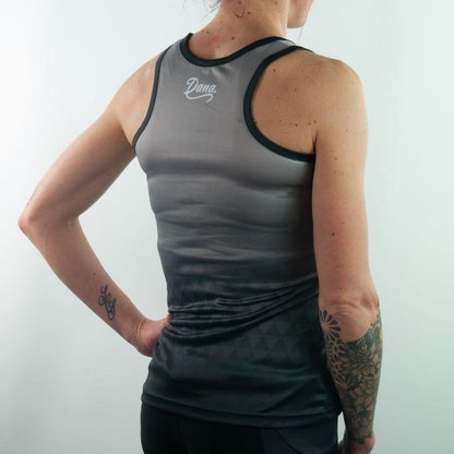 DEBARDEUR RUNNING FEMME ARMOS DANA GRIS T-DÉBARDEUR SILA SPORTS 