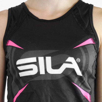 DÉBARDEUR RUNNING FEMME - PRO ULTRALIGHT - SILA TEAM - ROSE FLUO 1715 T-DÉBARDEUR SILA SPORT 