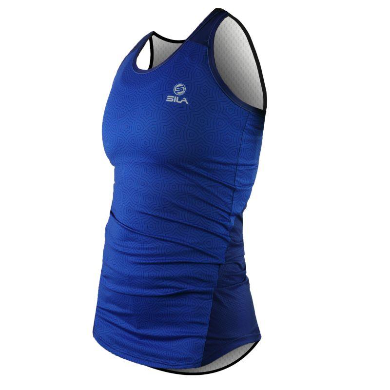 DÉBARDEUR RUNNING FEMME - SILA AZALEA - BLEU T-DÉBARDEUR SILA SPORTS XS BLEU 