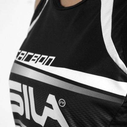 DÉBARDEUR RUNNING FEMME - SILA CARBON STYLE 2 - BLANC 1713 T-DÉBARDEUR SILA SPORT 