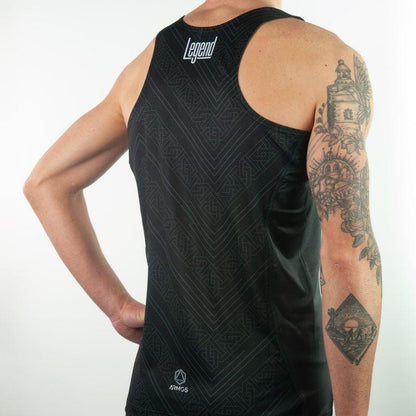 DÉBARDEUR RUNNING HOMME PERFO ARMOS LEGEND NOIR T-DÉBARDEUR SILA SPORTS 