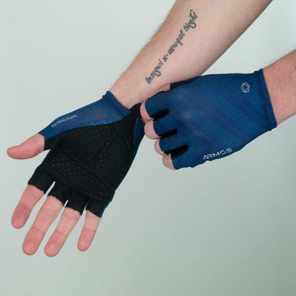 GANTS COURTS ARMOS PERFO EXTRALIGHT BLEU MARINE A-GANTS SILA SPORTS 