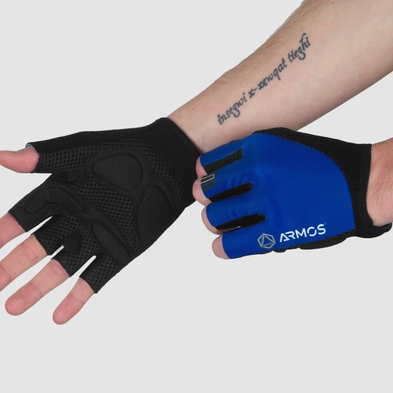 GANTS COURTS ARMOS VTT GRAVEL GEL+ BLEU MARINE  3350