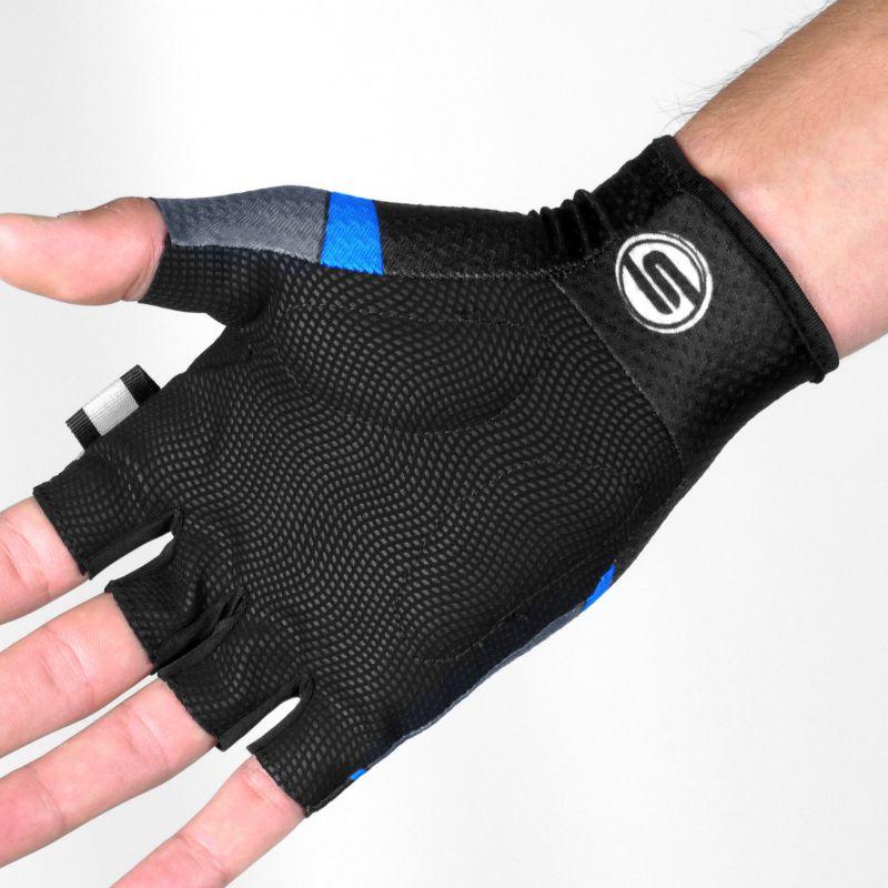 GANTS COURTS SILA TEAM - BLEU Référence 2893 - M - Bleu A-GANTS SILA SPORTS 