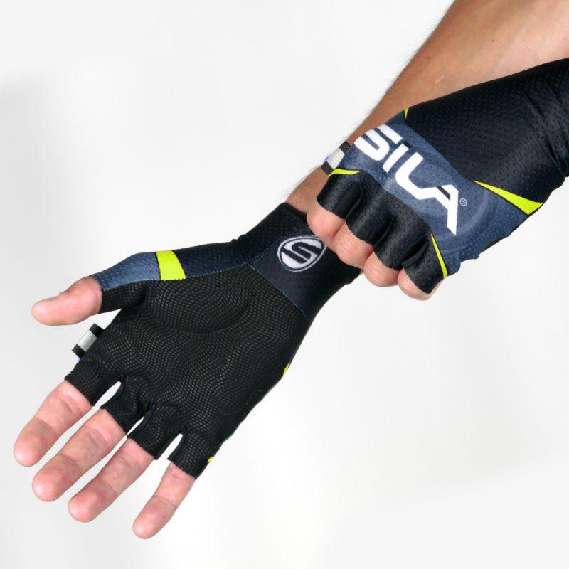 GANTS COURTS SILA TEAM - JAUNE FLUO A-GANTS SILA SPORTS 