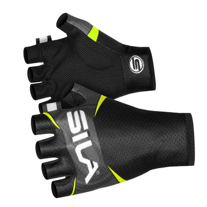 GANTS COURTS SILA TEAM - JAUNE FLUO A-GANTS SILA SPORTS 
