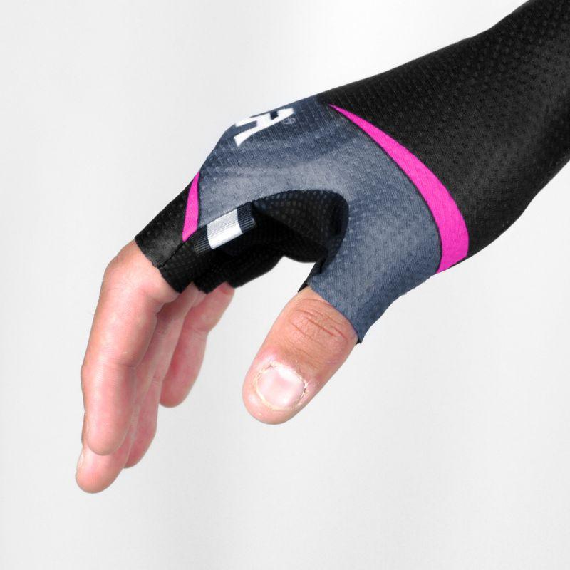 GANTS COURTS SILA TEAM - ROSE Référence 2896 - M - Rose A-GANTS SILA SPORTS 