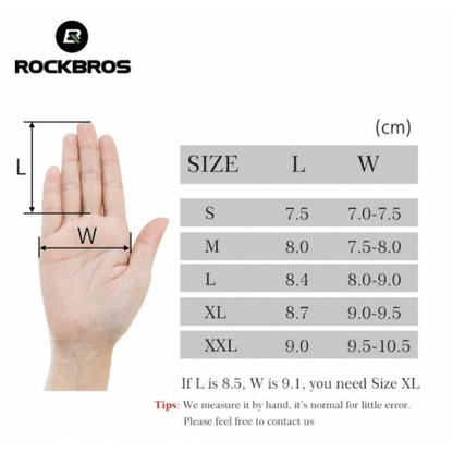 GANTS LONG MTB ROCKBROS - ZIP THERMIQUE Rouge A-GANTS LONG SILA SPORT 