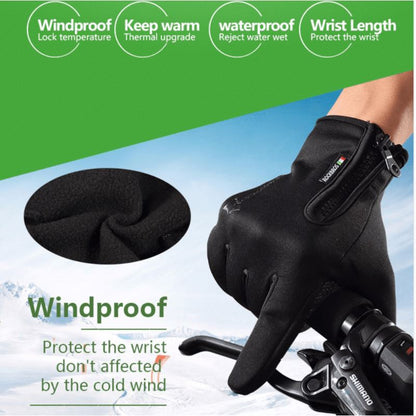 GANTS LONG MTB ROCKBROS - ZIP THERMIQUE Rouge A-GANTS LONG SILA SPORT 