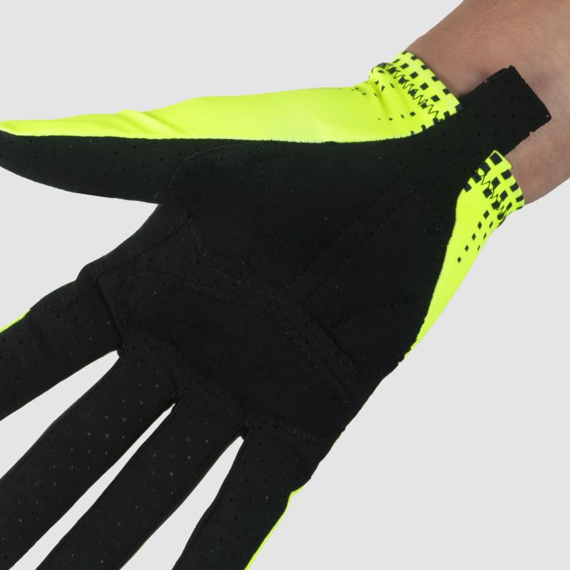 GANTS LONGS ARMOS MI-SAISON GEL+ JAUNE FLUO   3533