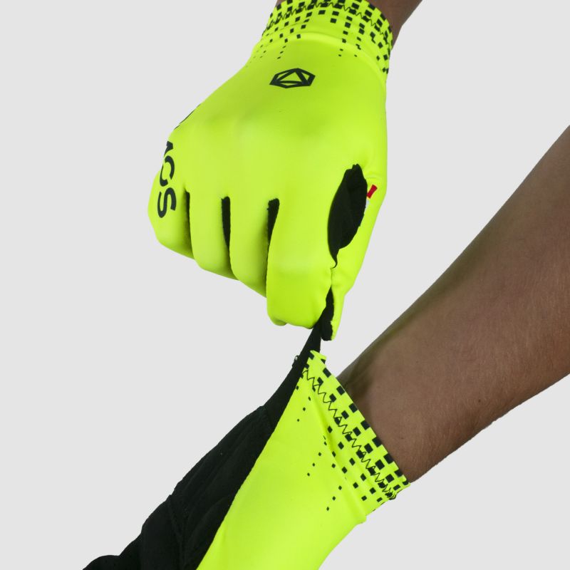 GANTS LONGS ARMOS MI-SAISON GEL+ JAUNE FLUO   3533