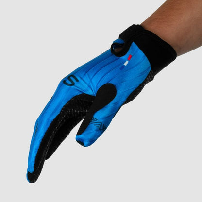 GANTS LONGS ARMOS PRO AEROGRIP BLEU A-GANTS LONG SILA SPORT 