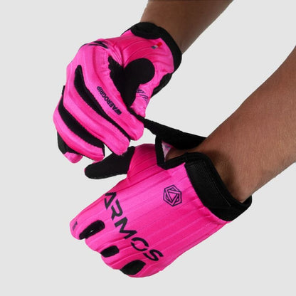 GANTS LONGS ARMOS PRO AEROGRIP ROSE FLUO A-GANTS LONG SILA SPORT 