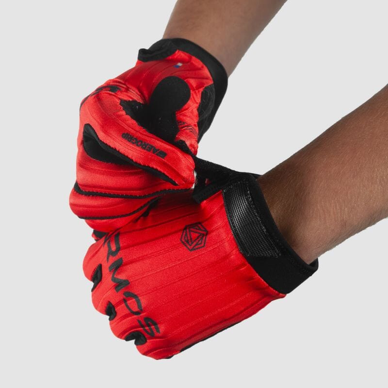 GANTS LONGS ARMOS PRO AEROGRIP ROUGE A-GANTS LONG SILA SPORT 