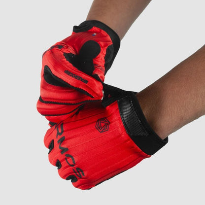 GANTS LONGS ARMOS PRO AEROGRIP ROUGE A-GANTS LONG SILA SPORT 