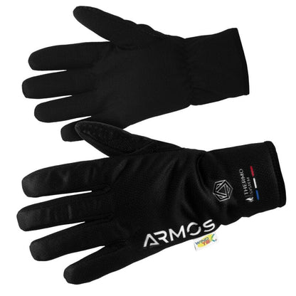 GANTS LONGS AUTOMNE/HIVER ARMOS THERMO NOIR A-GANTS LONG SILA SPORT 2XS Jaune Fluo 
