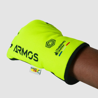 GANTS LONGS HIVER ARMOS EXTREME FROID JAUNE FLUO A-GANTS LONG SILA SPORT 