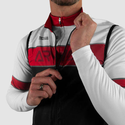 GILET COUPE VENT COMPACT ARMOS TALISMAN ROUGE V-GILET SILA SPORT 