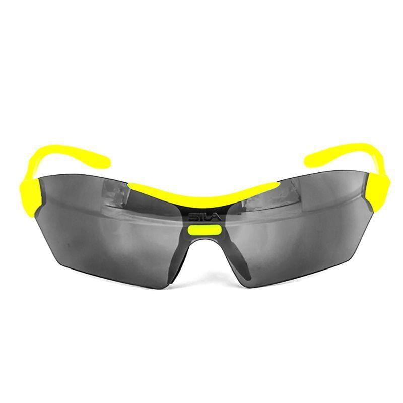 LUNETTES SILA TIGRO - JAUNE FLUO - VERRES MIRROR 1790 E-LUNETTES SILA SPORT 