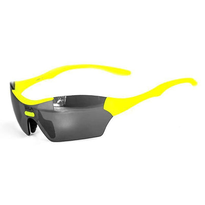 LUNETTES SILA TIGRO - JAUNE FLUO - VERRES MIRROR 1790 E-LUNETTES SILA SPORT 